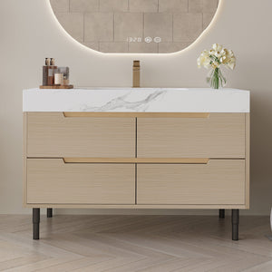35.4" Modern Bathroom Vanity with Undermount Sink