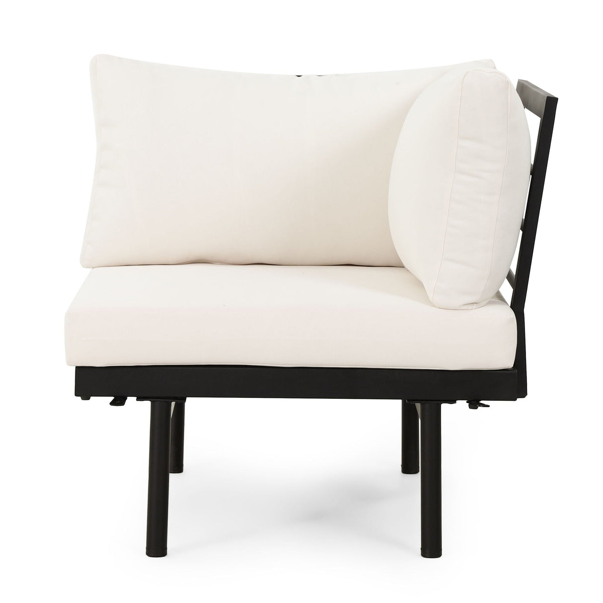 Theo Sofa Corner with Coffee Table - Cream
