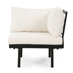 Theo Sofa Corner with Coffee Table - Cream