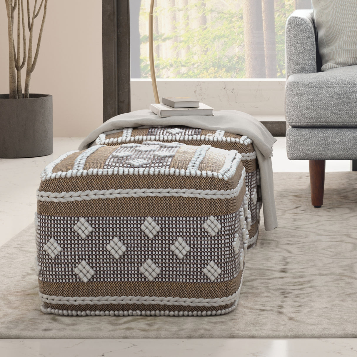 Mapleton Outdoor/Indoor Pouf