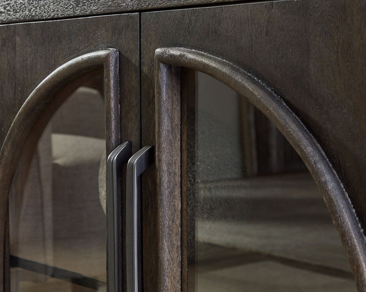 Dreley - Accent Cabinet - Grayish Brown