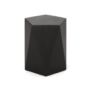 Side Table With Geometric Design