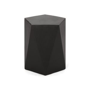 Side Table With Geometric Design