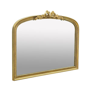 40.2' x 29.9' Baroque Style Gold Arch Mirror