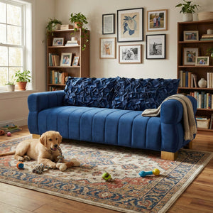 FX-P56-RBH Velvet Sofa