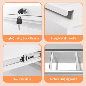Premium Drawer Metal Lateral File Cabinet With Lock