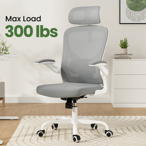 Ergonomic Office Chair with Headrest and Lumbar Support