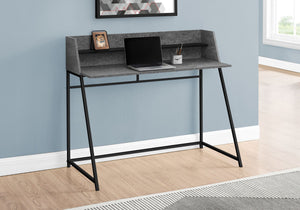 Computer Desk For Home Office, Laptop, Storage Shelves, Marble Look Contemporary & Modern