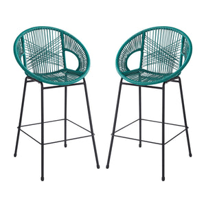 Ferrara Outdoor Patio Barstool Set of 2
