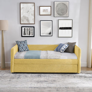 Upholstered Daybed With Pop Up Trundle