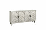 Chevron 4-Door Sideboard Cabinet