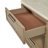 Ashborne Oak Veneer 2-Drawer Nightstand