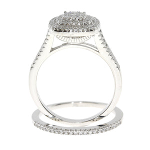 Cubic Zirconium CZ SS Bridal Sterling Silver