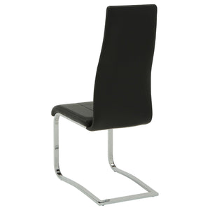 High Back Side Chairs Dining Chairs With Padded Upholstery (Set of 4)