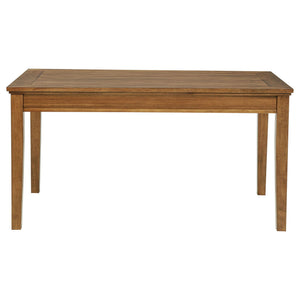 Atwood Rectangular Wood Dining Table Warm Brown