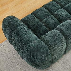 Modern Sofa With Piano Key Backrest