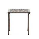 Laughlin cast iron end table (set of 2)