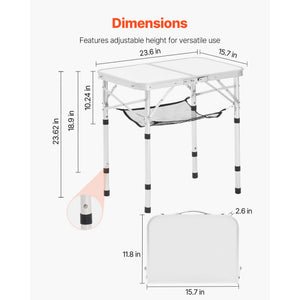 2ft Folding Portable Camping Table