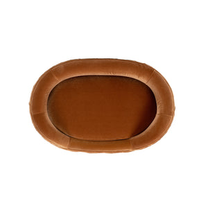 Monroe 33" Dog Sofa Bed - Medium in Burnt