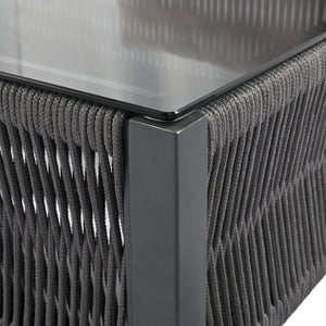 K&K 4-Piece Rope Patio Furniture Set