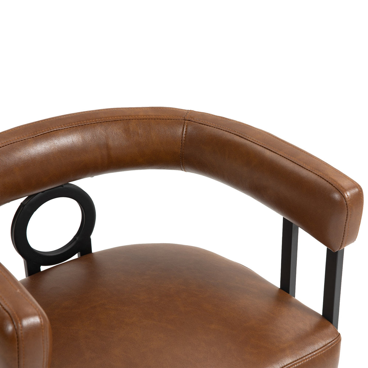 House hold contemporary designed upholstered accent/dining chair/barrel side chairs set of 2