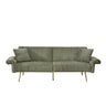 Luxury Foldable Double Sofa Bed With Folding Armrests