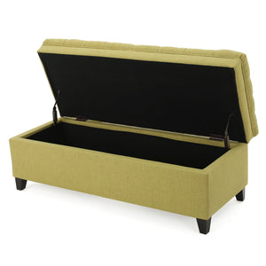 Juliana - Storage Ottoman With Birch Legs