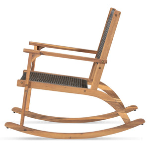 GO 2 Pieces Patio Rocking Chair Set
