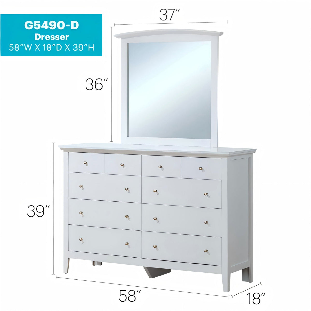 Hammond - Elegant Casual Dresser For Any Room