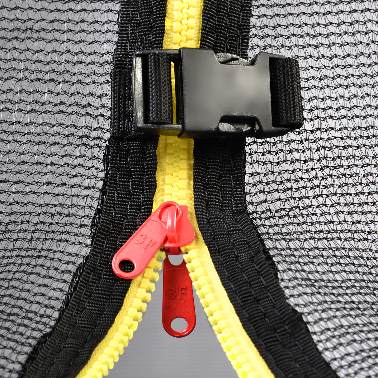 14ft powder-coated advanced trampoline with basketball hoop inflator and ladder(outer safety enclosure) orange