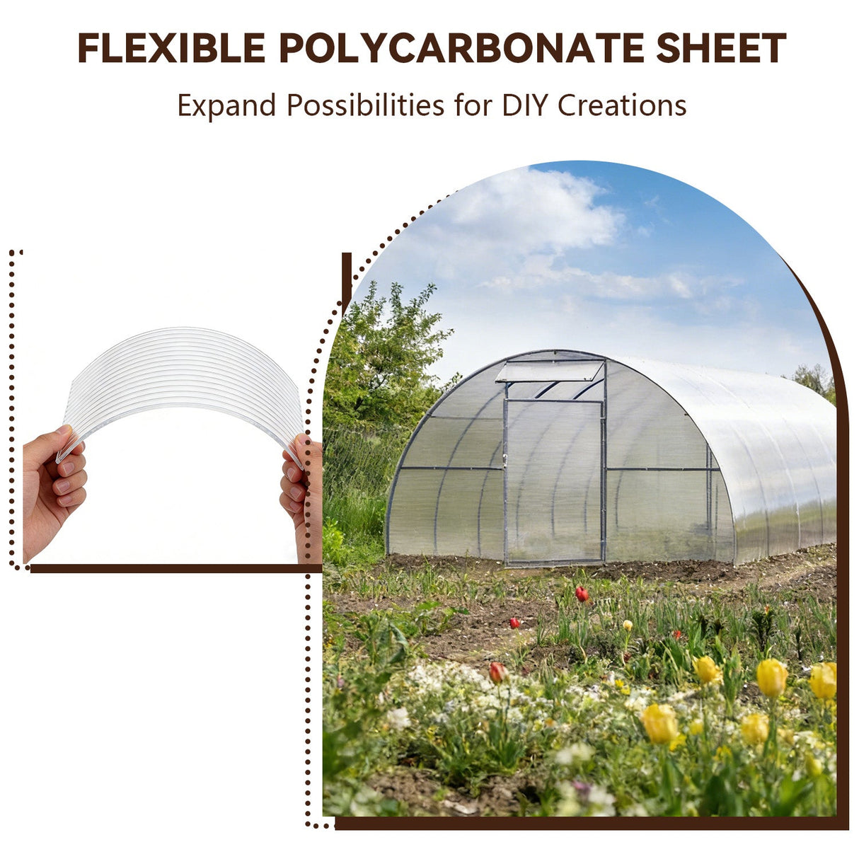 4' x 2' Twin-Wall Polycarbonate Greenhouse Panels (10 Pack)