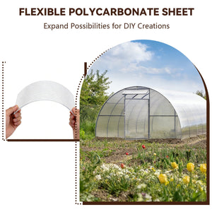4' x 2' Twin-Wall Polycarbonate Greenhouse Panels (10 Pack)