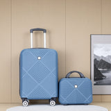 2 Piece Luggage Sets Lightweight Suitcase, Spinner Wheels