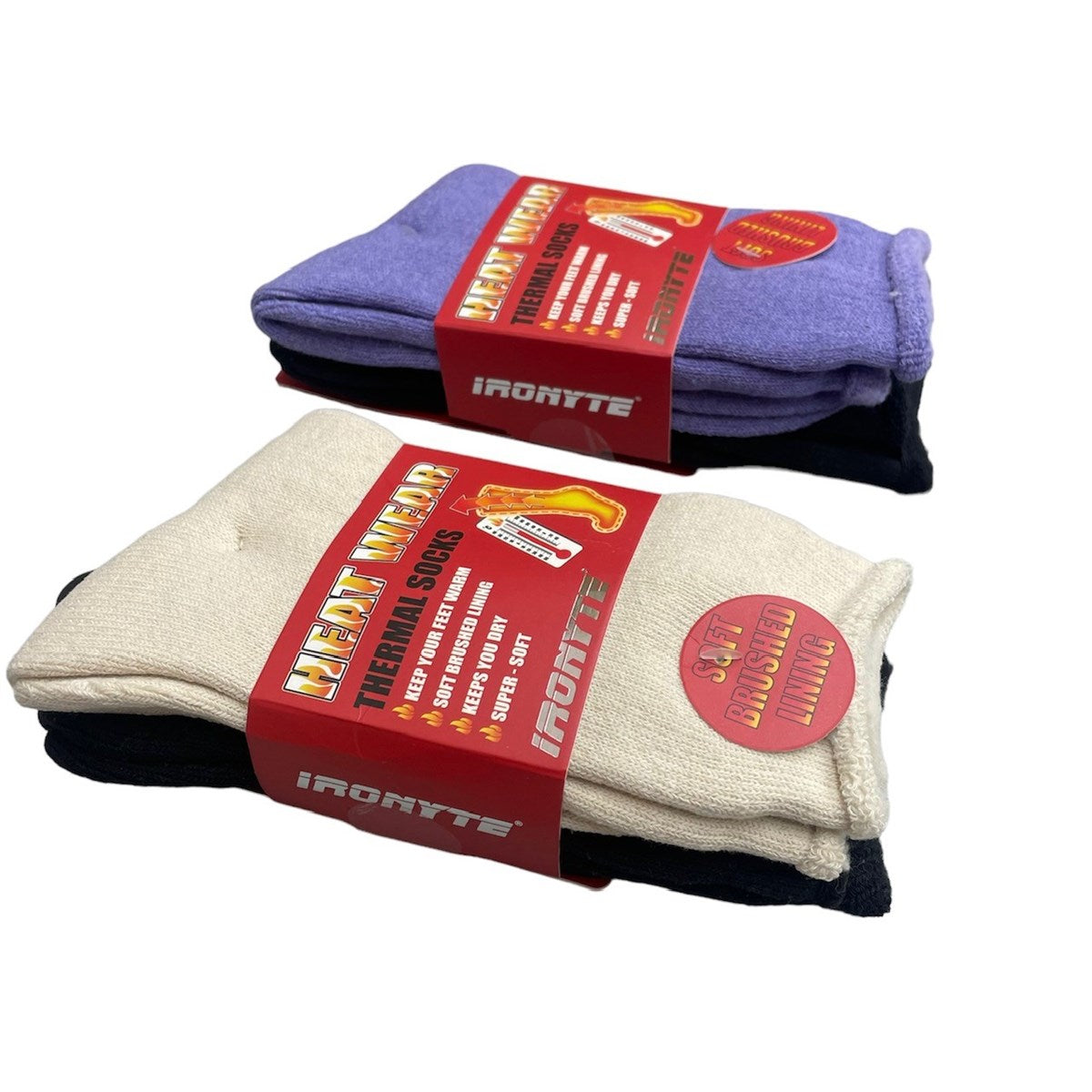 8-Pair Women's Ironyte Heat Wear Winter-Warm Thermal Socks