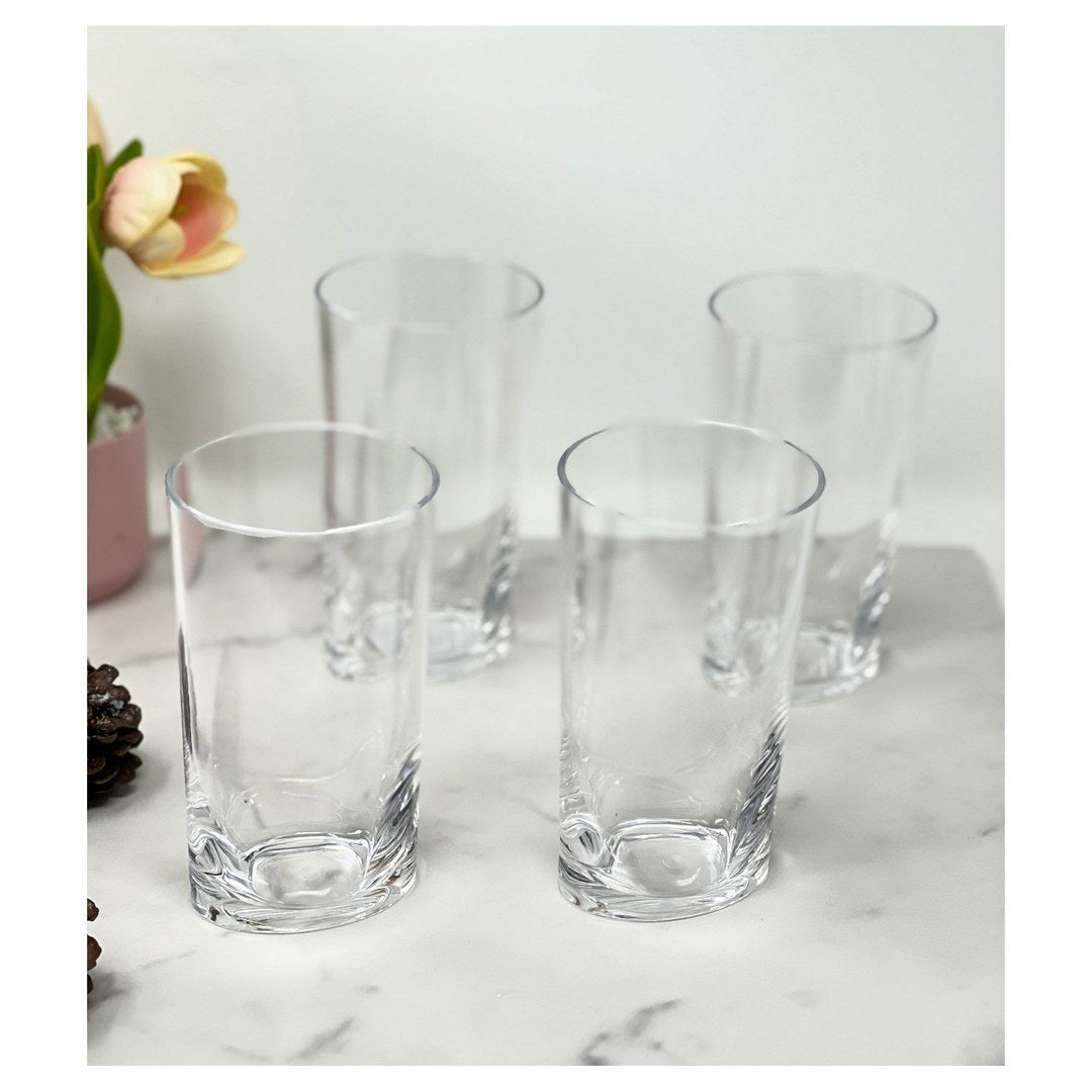 Oval Halo Unbreakable 15-Oz. Acrylic Tumblers – Set of 4