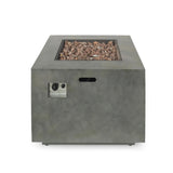 Outdoor Patio Gas Burning Fire Pit Table 50,000 BTU - Square