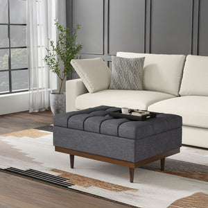 Mariah - Upholstered Lift Top Table Storage Ottoman