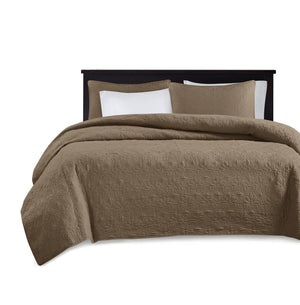 Reversible Quilt Set Mocha King/Cal King