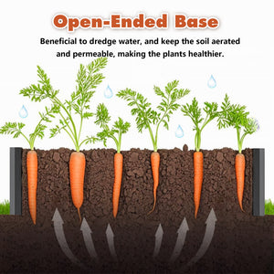 4x3x1ft Metal Raised Garden Bed