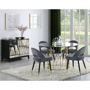 Arched Back Dining Chairs (Set of 2)