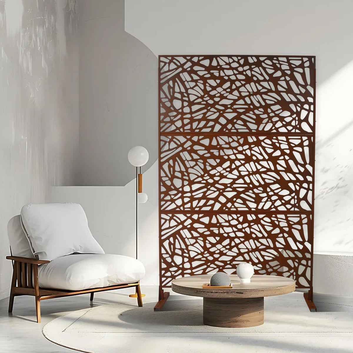 Outdoor & Indoor Freestanding Decorative Privacy Screen