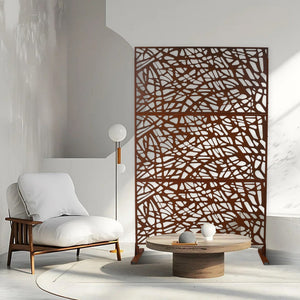 Outdoor & Indoor Freestanding Decorative Privacy Screen