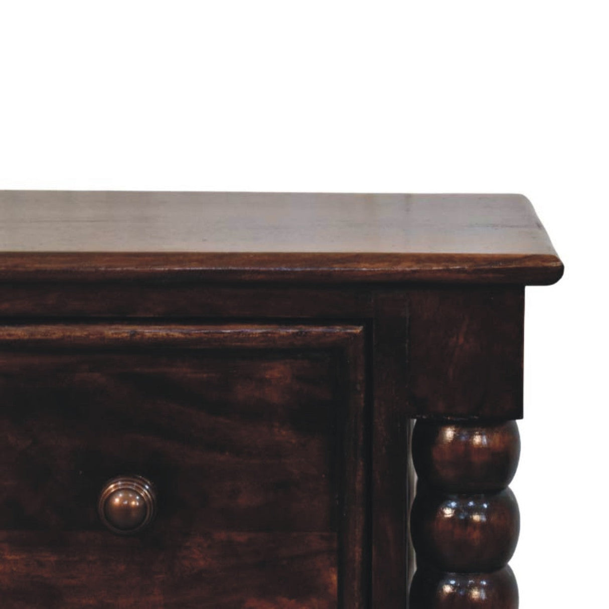 Solid Wood Spindle Duo Bedside
