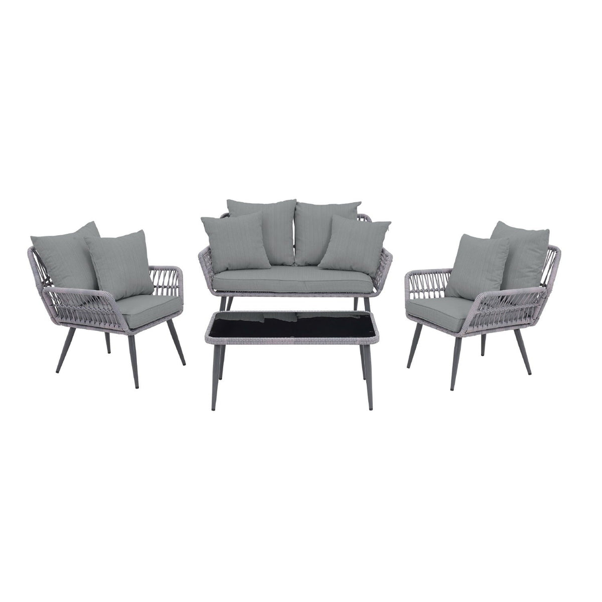 Portofino - 4 Piece Outdoor Conversation Set