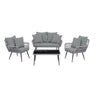 Portofino - 4 Piece Outdoor Conversation Set
