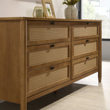 Vichy 6-Piece Rubberwood Queen Bedroom Set