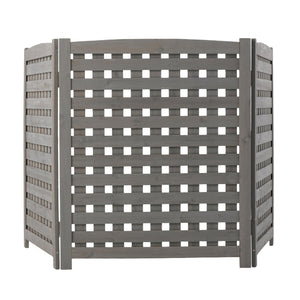 3 Panel Outdoor Air Conditioner Fence Screen