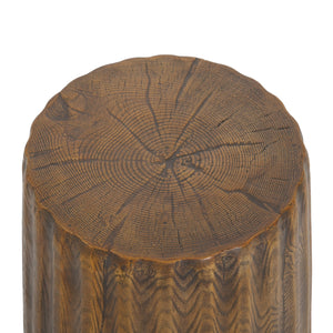 MGO Outdoor Indoor Side Table - Tree Stump Style