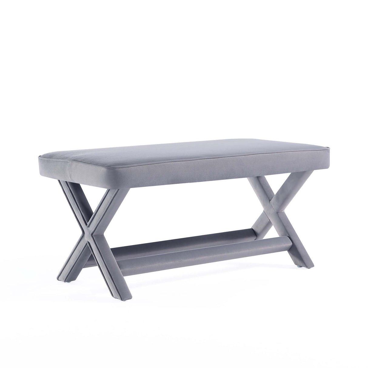 Abigail - Accent Bench With Piped Cushion