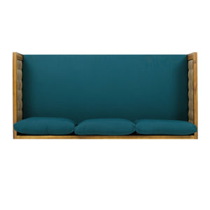 Claremont - 3 Seater Daybed Teak Acacia Wood Water Resistant Cushions